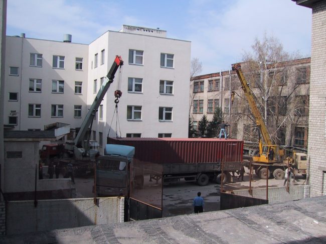 cleanroom rusland samara lossen containers