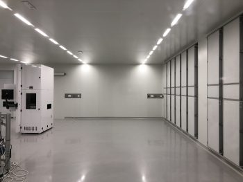 cleanroom een ISO5 werkruimte met een horizontale luchtstroom